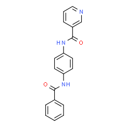 ChemSpider 2D Image | N-[4-(Benzoylamino)phenyl]nicotinamide | C19H15N3O2
