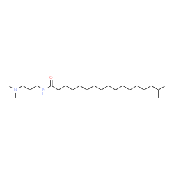 ChemSpider 2D Image | Isostearamidopropyl dimethylamine | C23H48N2O