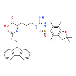 ChemSpider 2D Image | Fmoc-Arg(Pbf)-OH | C34H40N4O7S