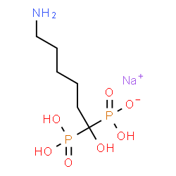ChemSpider 2D Image | Neridronic acid monosodium salt | C6H16NNaO7P2