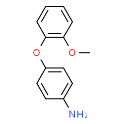 ChemSpider 2D Image | 4-(2-Methoxyphenoxy)aniline | C13H13NO2