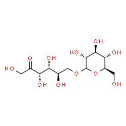 ChemSpider 2D Image | 6-O-D-Glucopyranosyl-D-fructose | C12H22O11