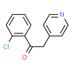 ChemSpider 2D Image | 1-(2-Chlorophenyl)-2-(4-pyridinyl)ethanone | C13H10ClNO