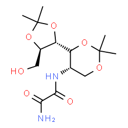 ChemSpider 2D Image | N-{(4S,5S)-4-[(4R,5R)-5-(Hydroxymethyl)-2,2-dimethyl-1,3-dioxolan-4-yl]-2,2-dimethyl-1,3-dioxan-5-yl}ethanediamide (non-preferred name) | C14H24N2O7