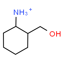 ChemSpider 2D Image | 2-(Hydroxymethyl)cyclohexanaminium | C7H16NO