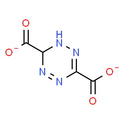 ChemSpider 2D Image | 1,6-Dihydro-1,2,4,5-tetrazine-3,6-dicarboxylate | C4H2N4O4