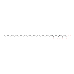 ChemSpider 2D Image | (4Z,7Z)-1,1,5,7-Tetrahydroxy-1,4,7-triacontatrien-3-one | C30H54O5
