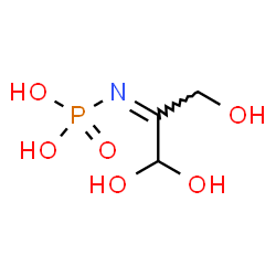 ChemSpider 2D Image | [(2Z)-1,1,3-Trihydroxy-2-propanylidene]phosphoramidic acid | C3H8NO6P