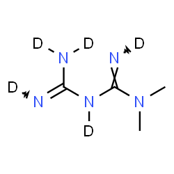 ChemSpider 2D Image | N,N-Dimethyl(~2~H_5_)imidodicarbonimidic diamide | C4H6D5N5