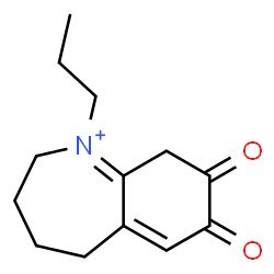 ChemSpider 2D Image | 7,8-Dioxo-1-propyl-3,4,5,7,8,9-hexahydro-2H-1-benzazepinium | C13H18NO2