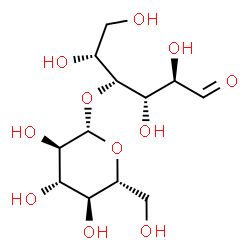 ChemSpider 2D Image | 4-O-beta-D-Glucopyranosyl-D-allose | C12H22O11