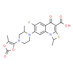 ChemSpider 2D Image | Prulifloxacin | C21H20FN3O6S