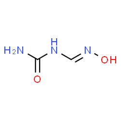 ChemSpider 2D Image | 1-[(E)-(Hydroxyimino)methyl]urea | C2H5N3O2