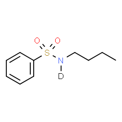 ChemSpider 2D Image | N-Butylbenzene(~2~H)sulfonamide | C10H14DNO2S