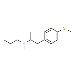 ChemSpider 2D Image | N-{1-[4-(Methylsulfanyl)phenyl]-2-propanyl}-1-propanamine | C13H21NS