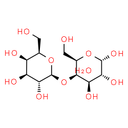 ChemSpider 2D Image | 4-O-beta-D-Galactopyranosyl-alpha-D-galactopyranose hydrate (1:1) | C12H24O12