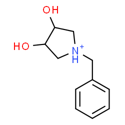ChemSpider 2D Image | 1-Benzyl-3,4-dihydroxypyrrolidinium | C11H16NO2