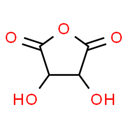 ChemSpider 2D Image | 3,4-Dihydroxydihydro-2,5-furandione | C4H4O5