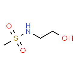 ChemSpider 2D Image | N-(2-Hydroxyethyl)methanesulfonamide | C3H9NO3S