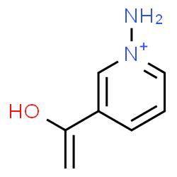 ChemSpider 2D Image | 1-Amino-3-(1-hydroxyvinyl)pyridinium | C7H9N2O