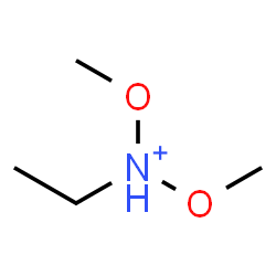 ChemSpider 2D Image | Ethyl(dimethoxy)ammonium | C4H12NO2
