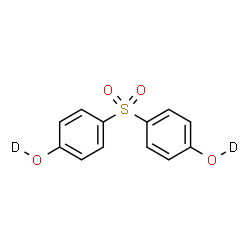 ChemSpider 2D Image | 4,4'-Sulfonyldi(~2~H)phenol | C12H8D2O4S