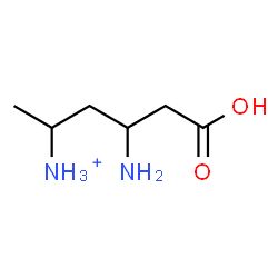 ChemSpider 2D Image | 4-Amino-5-carboxy-2-pentanaminium | C6H15N2O2