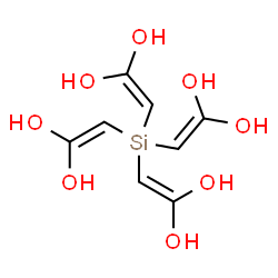 ChemSpider 2D Image | 2,2',2'',2'''-Silanetetrayltetra(1,1-ethenediol) | C8H12O8Si