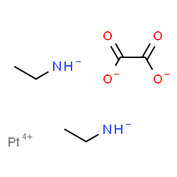 ChemSpider 2D Image | Platinum(4+) ethanedioate ethylazanide (1:1:2) | C6H12N2O4Pt