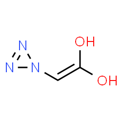 ChemSpider 2D Image | 2-(1H-Triaziren-1-yl)-1,1-ethenediol | C2H3N3O2