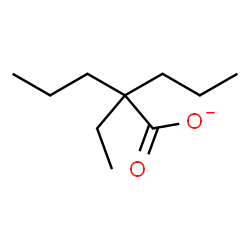 ChemSpider 2D Image | 2-Ethyl-2-propylpentanoate | C10H19O2