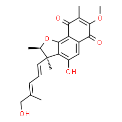 ChemSpider 2D Image | Furaquinocin E | C22H24O6