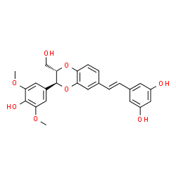 ChemSpider 2D Image | (−)-Aiphanol | C25H24O8