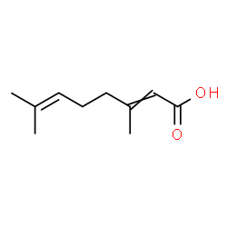 ChemSpider 2D Image | Geranic acid | C10H16O2