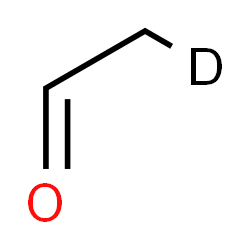 ChemSpider 2D Image | (2-~2~H_1_)Acetaldehyde | C2H3DO