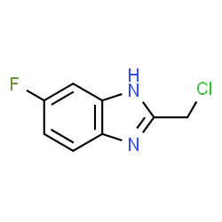 ChemSpider 2D Image | 2-(Chloromethyl)-5-fluoro-1H-benzimidazole | C8H6ClFN2
