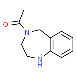 ChemSpider 2D Image | 4-Acetyl-2,3,4,5-tetrahydro-1H-1,4-benzodiazepine | C11H14N2O