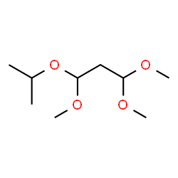 ChemSpider 2D Image | 1-Isopropoxy-1,3,3-trimethoxypropane | C9H20O4