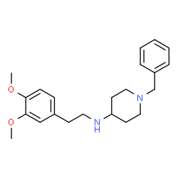 ChemSpider 2D Image | 1-Benzyl-N-[2-(3,4-dimethoxyphenyl)ethyl]-4-piperidinamine | C22H30N2O2