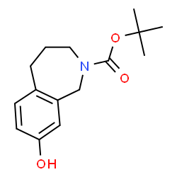 ChemSpider 2D Image | N-Boc 8-Methoxy-2,3,4,5-tetrahydro-1H-; benzo[c]azepine | C15H21NO3