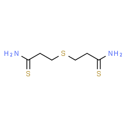 ChemSpider 2D Image | 3,3'-Sulfanediyldipropanethioamide | C6H12N2S3