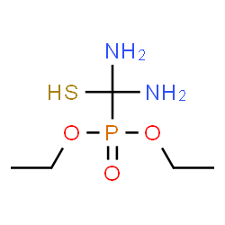 ChemSpider 2D Image | Diethyl [diamino(sulfanyl)methyl]phosphonate | C5H15N2O3PS