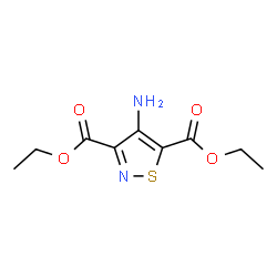 ChemSpider 2D Image | Diethyl 4-amino-1,2-thiazole-3,5-dicarboxylate | C9H12N2O4S