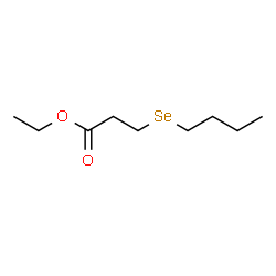 ChemSpider 2D Image | Ethyl 3-(butylselanyl)propanoate | C9H18O2Se