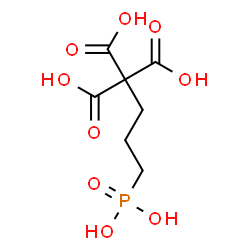 ChemSpider 2D Image | 4-Phosphono-1,1,1-butanetricarboxylic acid | C7H11O9P