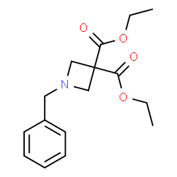 ChemSpider 2D Image | Diethyl 1-benzyl-3,3-azetidinedicarboxylate | C16H21NO4