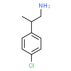 ChemSpider 2D Image | 2-(4-Chlorophenyl)-1-propanamine | C9H12ClN