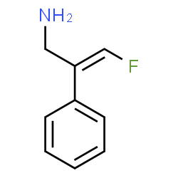 ChemSpider 2D Image | (2E)-3-Fluoro-2-phenyl-2-propen-1-amine | C9H10FN