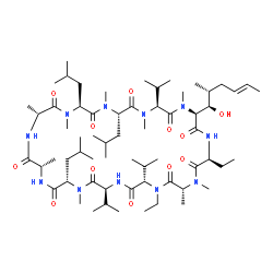 ChemSpider 2D Image | Alisporivir | C63H113N11O12