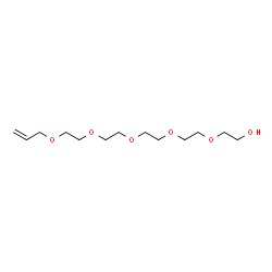 ChemSpider 2D Image | 3,6,9,12,15-Pentaoxaoctadec-17-en-1-ol | C13H26O6
